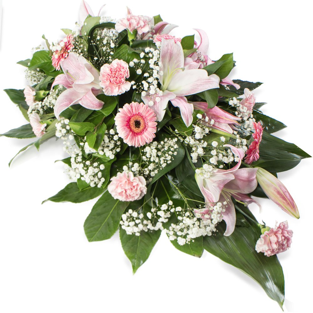 Double Ended Funeral Spray (Pink) Product Image
