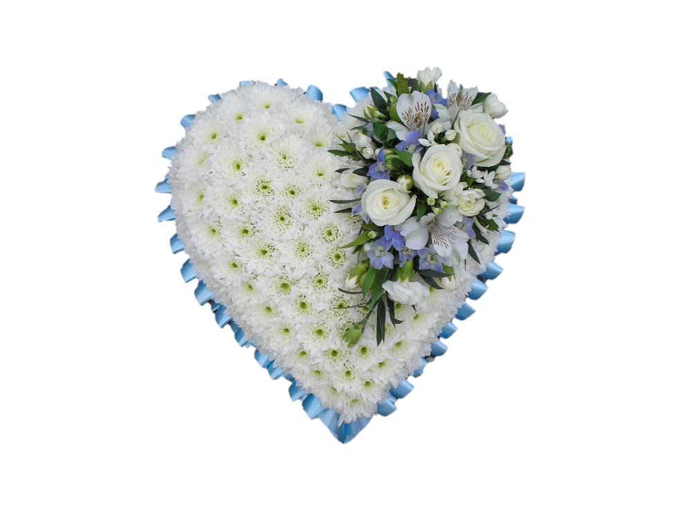 Massed Heart with Rose Spray Product Image