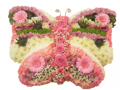 Butterfly Funeral Tribute | Buttercups & Daisies Florist Birmingham - Butterfly funeral flowers delivered by buttercups and daisies florist
