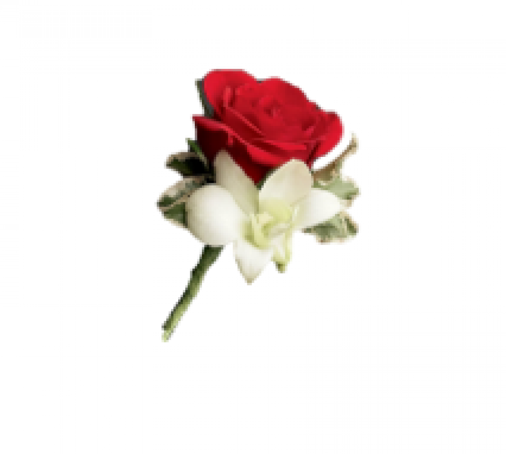 Rose & Orchid Buttonhole Product Image
