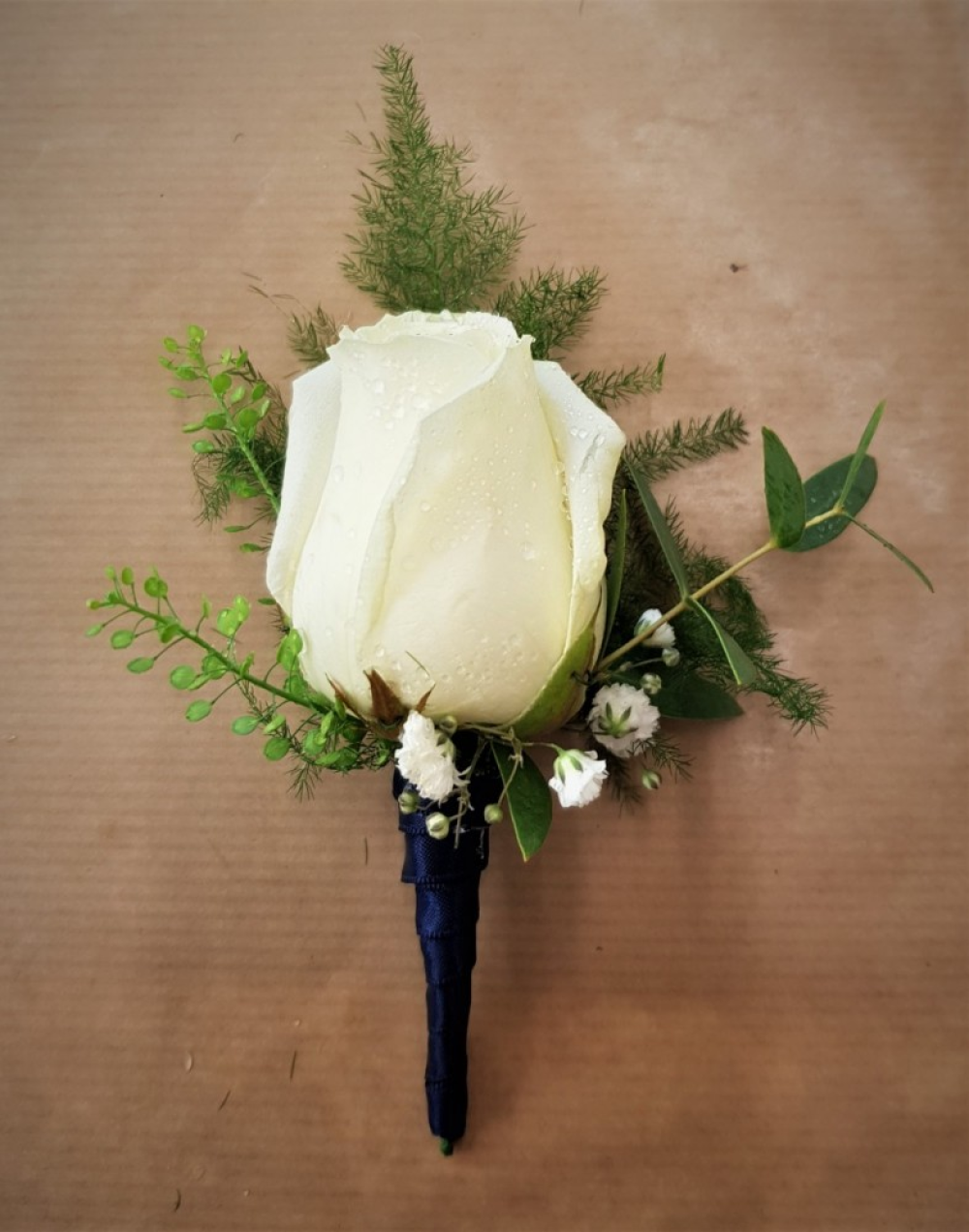 White Rose Buttonhole Product Image