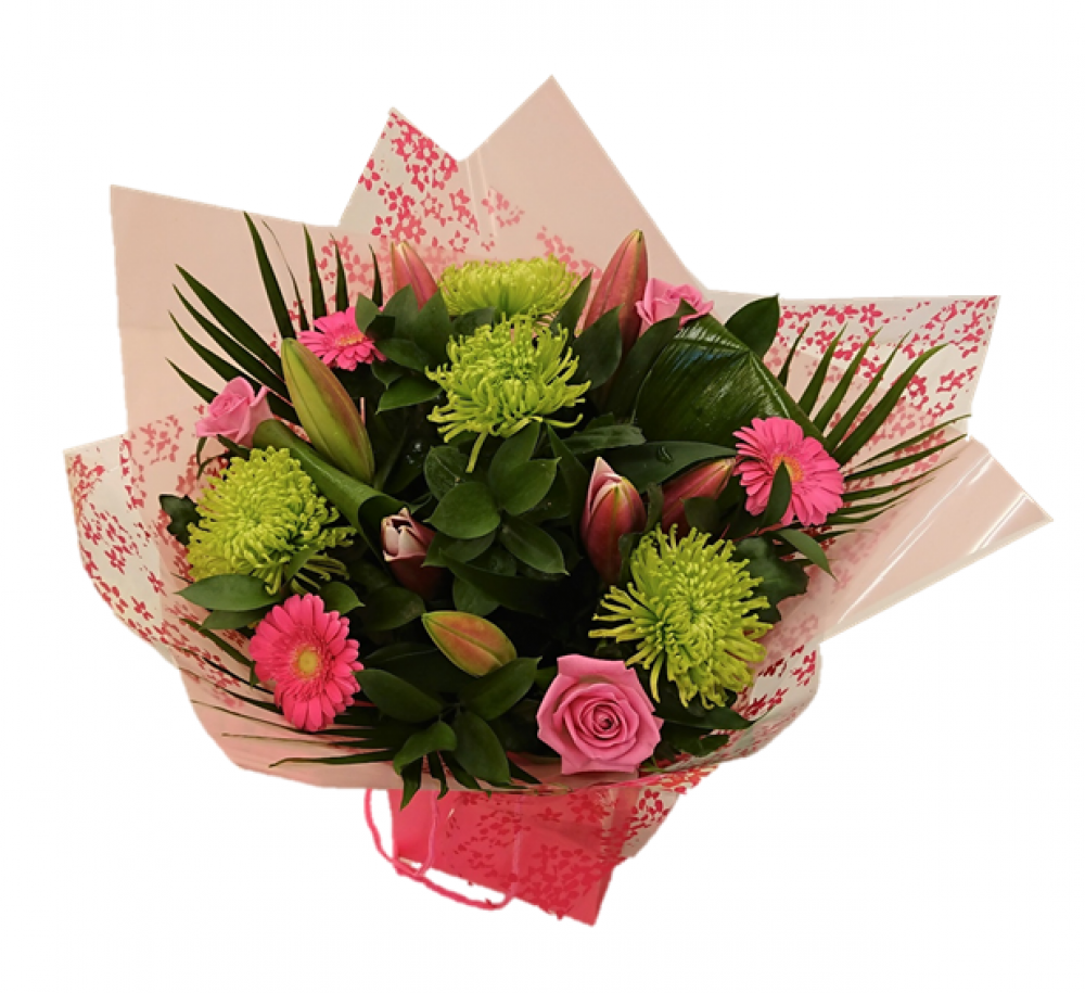 Pink Favourites Hand-Tied Product Image