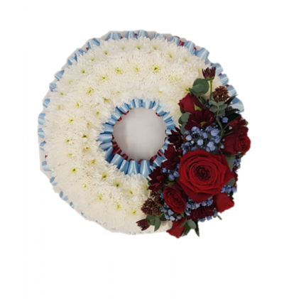 Massed Wreath | Buttercups & Daisies Florist Birmingham - Massed Wreath, funeral tribute from our Birmingham florist.