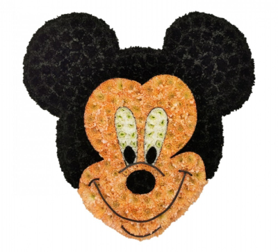 Mickey Mouse Tribute | Buttercups & Daisies Florist Birmingham - Mickey Mouse funeral tribute by Buttercups & Daisies Florists