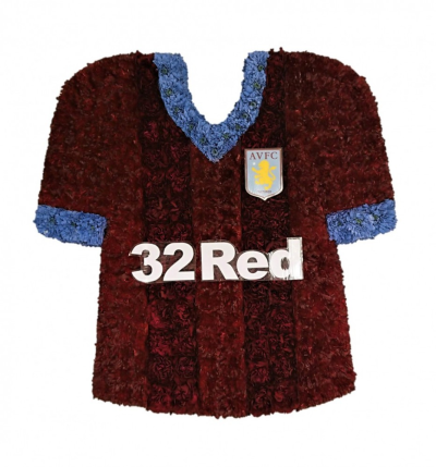 Aston Villa Shirt | Buttercups & Daisies Florist Birmingham - Flowers delivered Birmingham Buttercups and Daisies Aston Villa