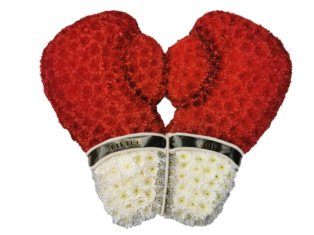 Boxing Gloves Funeral Tribute Product Image