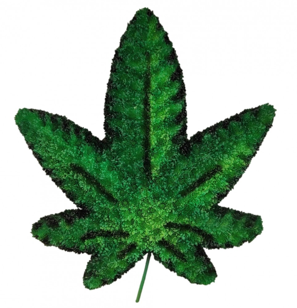 Cannabis Leaf funeral tribute Product Image