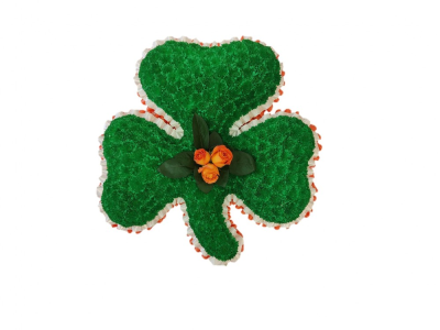 Irish Shamrock | Buttercups & Daisies Florist Birmingham - Shamrock funeral tribute delivered Buttercups & Daisies Florist
