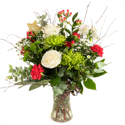 Under the Mistletoe | Buttercups & Daisies Florist Birmingham - Under the Mistletoe, flower arrangement from our Birmingham florist.