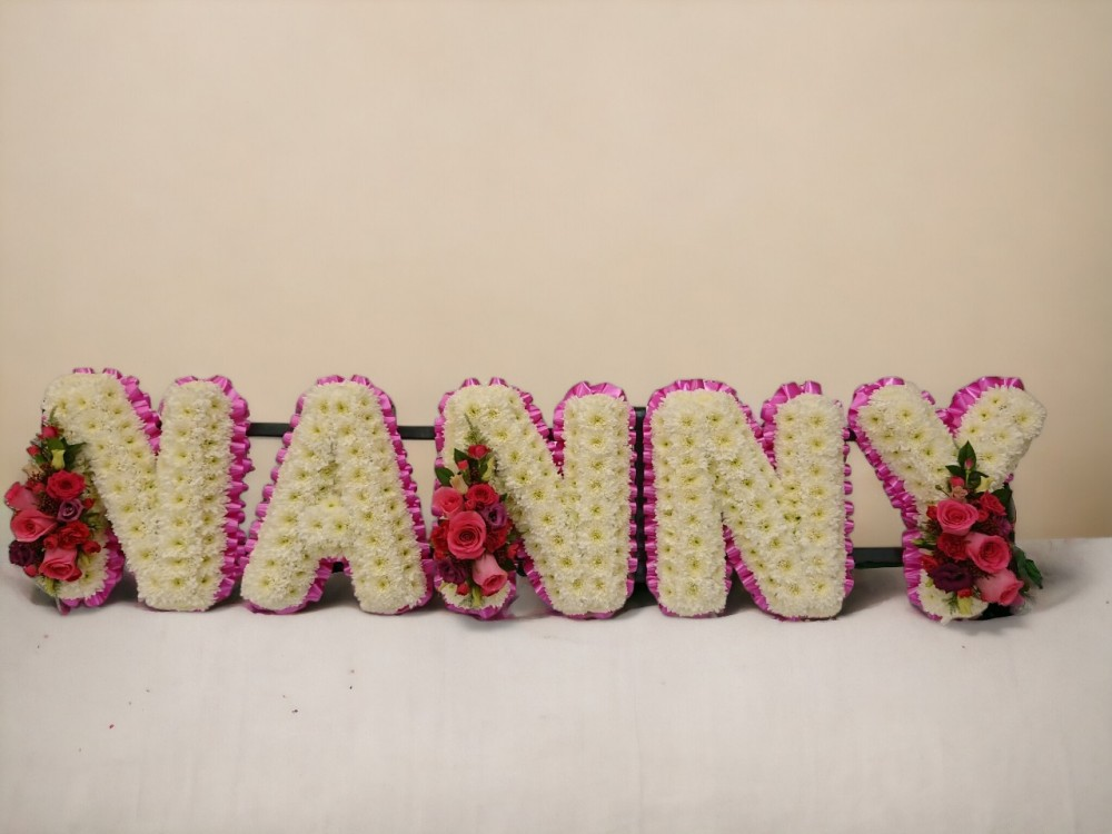 NANNY FUNERAL LETTERING Product Image