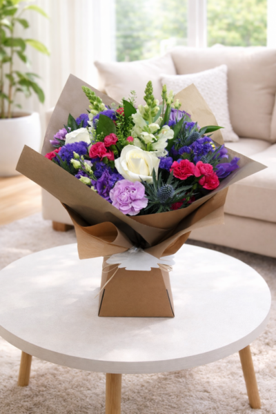 Vibrant Garden Delight Hand-Tied Bouquet
