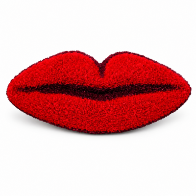 Red Lips Floral Tribute | Buttercups & Daisies Florist Birmingham - Red Lips Floral Tribute, handcrafted funeral flowers in Birmingham.
