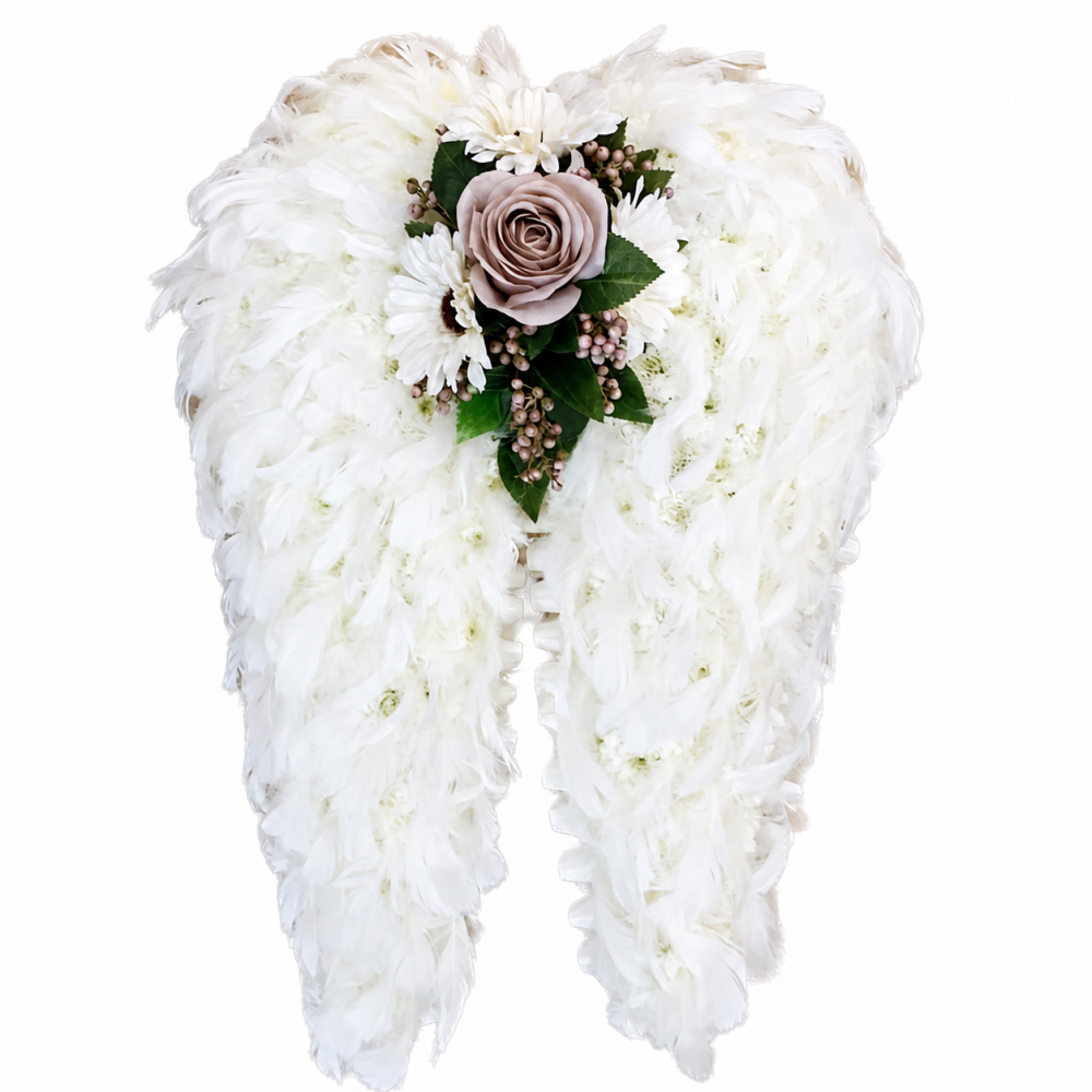 White Feather Angel Wings Tribute Product Image