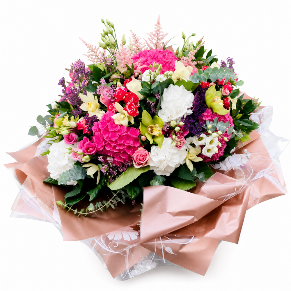 Luxury Pink Orchid Hand-Tied Bouquet Product Image