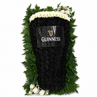 Bespoke Drinks-Themed Floral Tribute | Buttercups & Daisies Florist Birmingham - Bespoke drinks-themed floral tribute made in Birmingham.