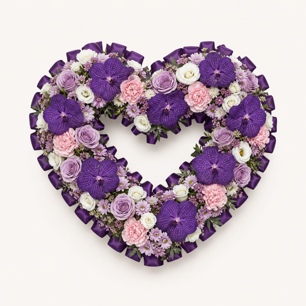 Purple Open Heart Product Image