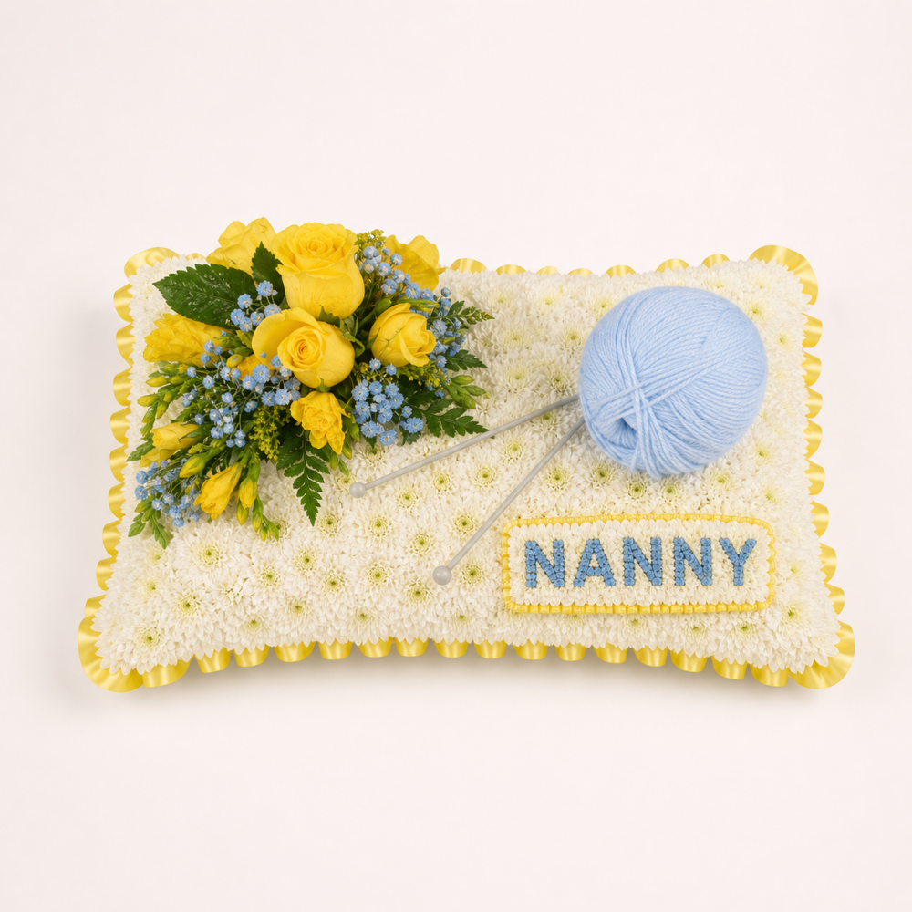 Knitting Cushion Tribute Product Image