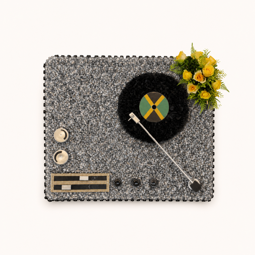 DJ Turntable Funeral Tribute Product Image